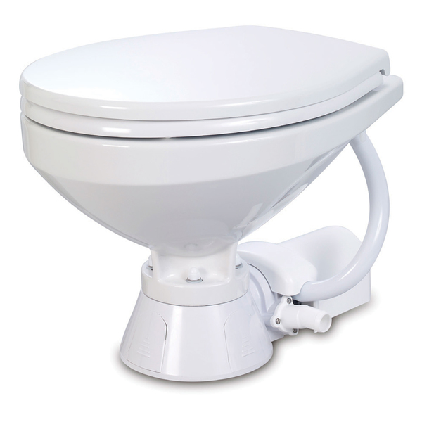 Jabsco Electric Marine Toilet Regular Bowl W/Soft Close Lid 37010-4192